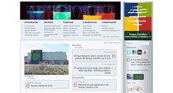Desktop Screenshot of parquecientificouva.es