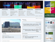 Tablet Screenshot of parquecientificouva.es